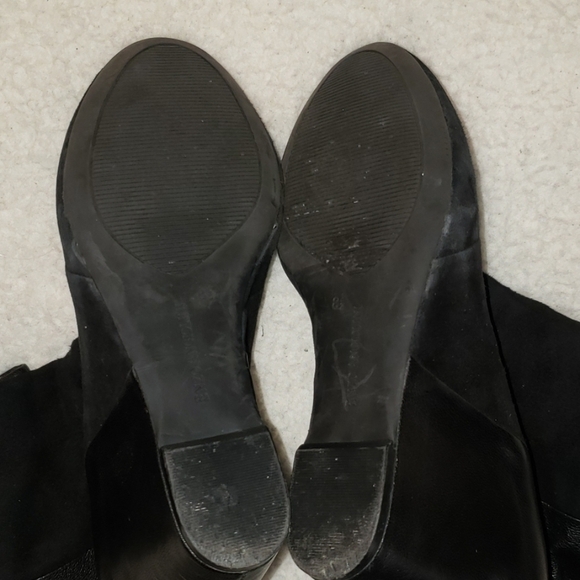 Enzo Angiolini Baki Wedge Boots Black Suede 8.5 - Picture 6 of 6